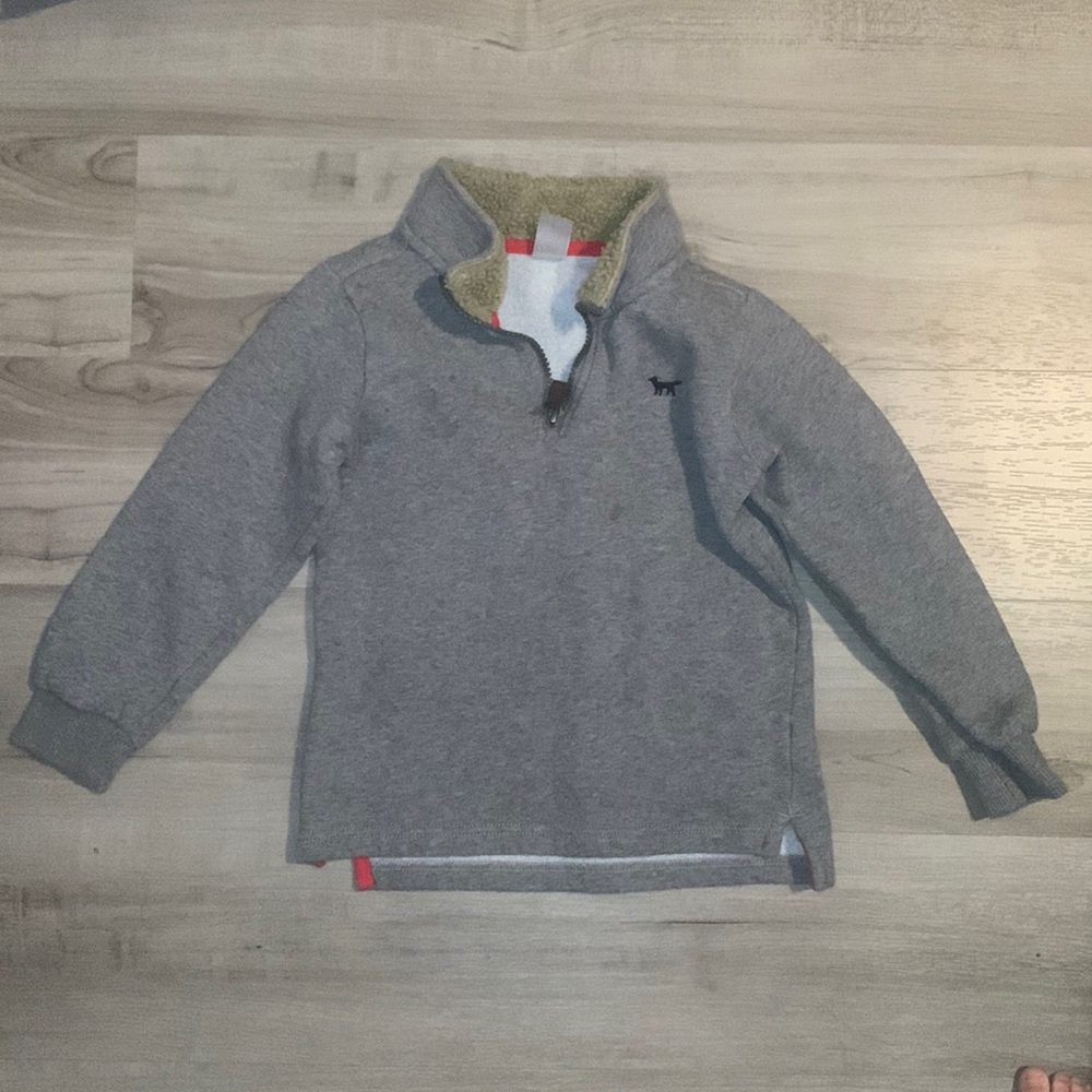 Gray Carter’s 1/4 zip sweater 5